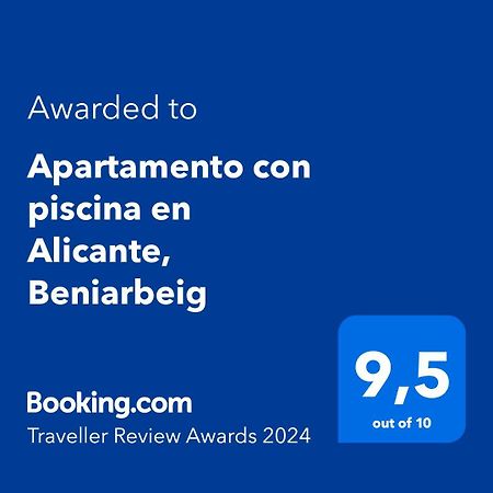 Apartamento Con Piscina En Alicante, Beniarbeig Buitenkant foto